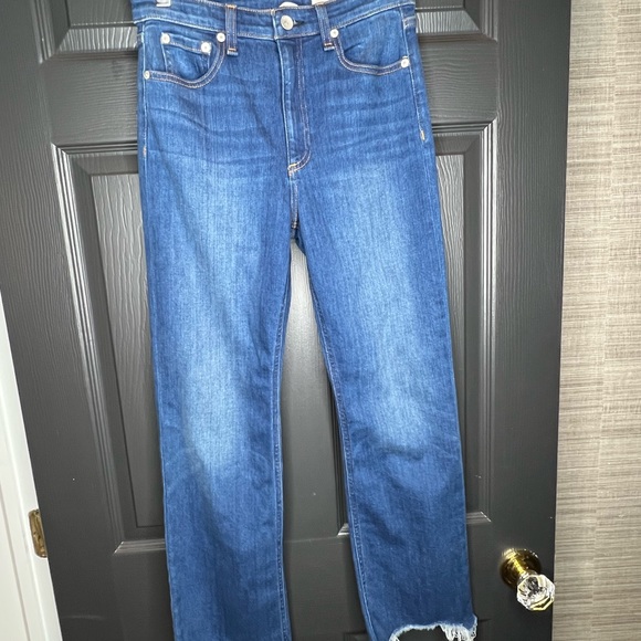 NWT Rag & Bone Nina Jeans High Rise Ankle Flair - Picture 11 of 12